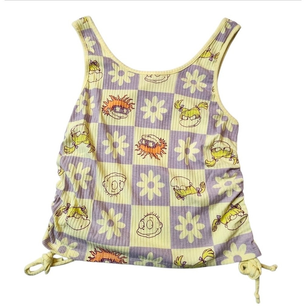 Nickelodeon Rugrats Women's Cinched Cropped Graphic Tank Top Size XL